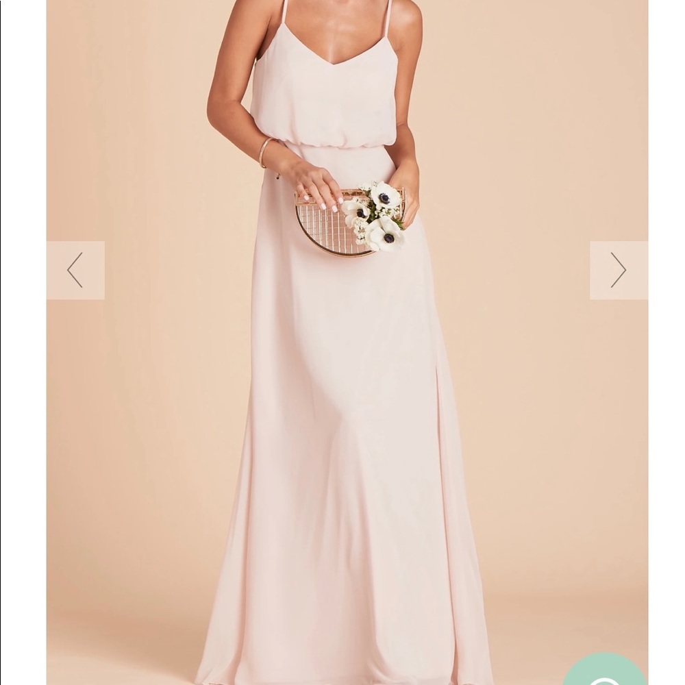 Birdy Grey pale blush bridesmaid dress
